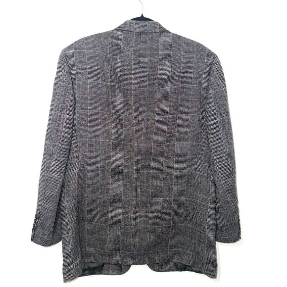 Chrisian Dior Monsieur Pure Wool Plaid Blazer - Black/White/Blue/Red 41S - Picture 2 of 9